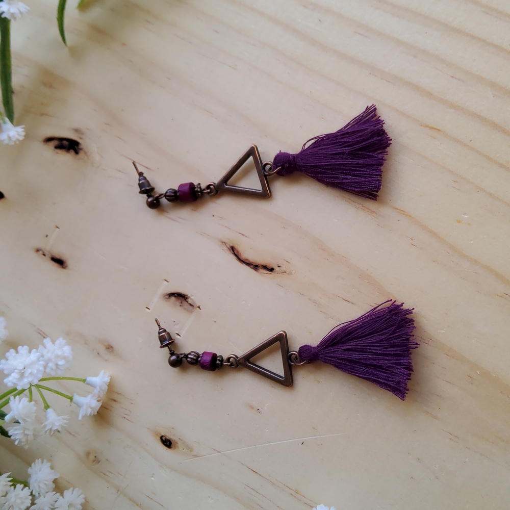 Vintage Style Tassel Earrings